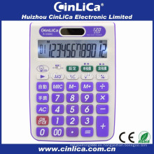 Papelería conjunto tamaño grande calculadora de escritorio para oficina con luz R-5300C